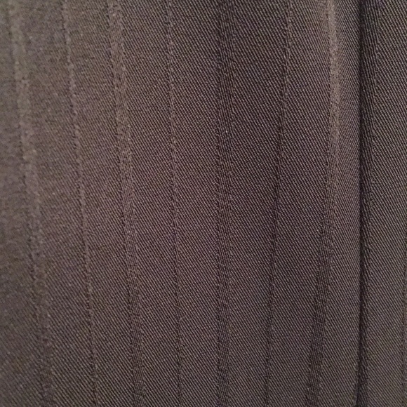 Black on Black Pinstriped Sheath Dress - Picture 3 of 5